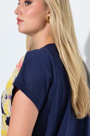 Plus size veliki brojevi Majica kratkih rukava okruglog ovratnika za punije