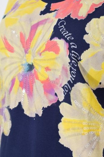 Plus size veliki brojevi Majica kratkih rukava okruglog ovratnika za punije