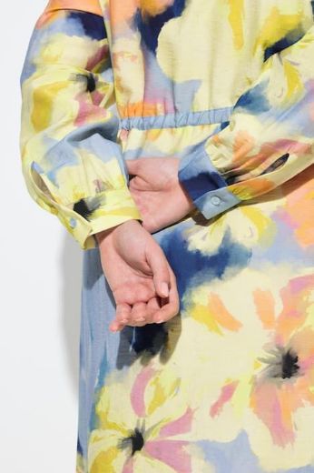 Plus size veliki brojevi Haljina maxi dugih rukava A kroja za punije