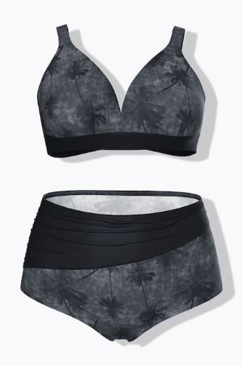 Plus size veliki brojevi Kupaći kostim dvodijelni za punije