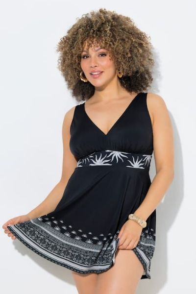 Veliki brojevi Kupaći kostim haljina moda za punije