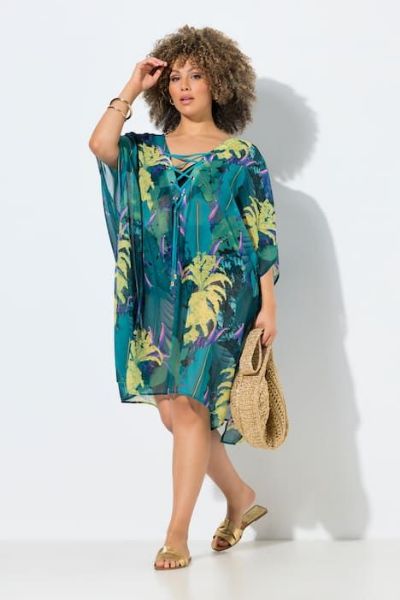 Veliki brojevi Tunika 3/4 rukava dužeg kroja moda za punije