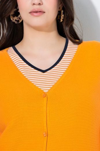 Plus size veliki brojevi Kardigan s 3/4 rukavima za punije