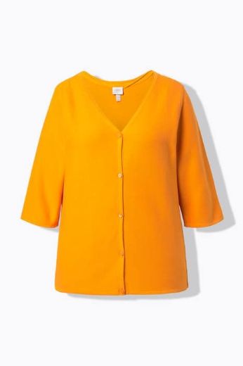 Plus size veliki brojevi Kardigan s 3/4 rukavima za punije