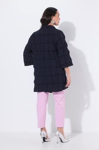 Plus size veliki brojevi Jakna s 3/4 rukavima bez kopčanja za punije