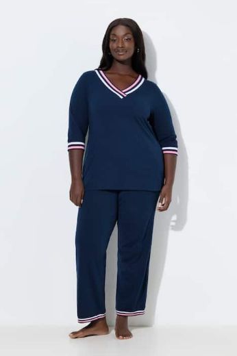 Plus size veliki brojevi Pidžama 3/4 rukava i dugih nogavica za punije