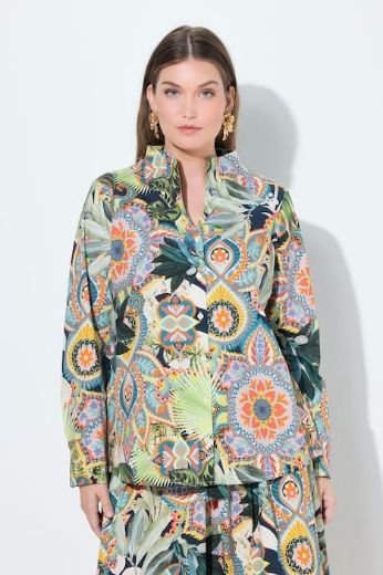 Plus size veliki brojevi Bluza dugih rukava s printom za punije