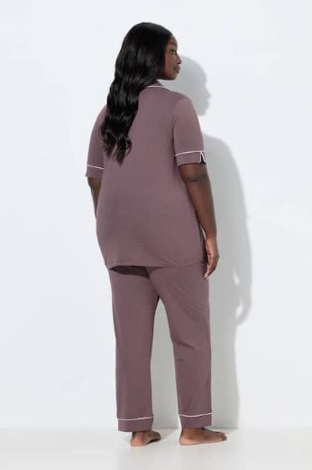 Plus size veliki brojevi Pidžama kratkih rukava i dugih nogavica za punije