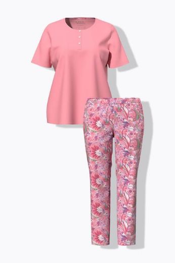 Plus size veliki brojevi Pidžama kratkih rukava i dugih nogavica za punije