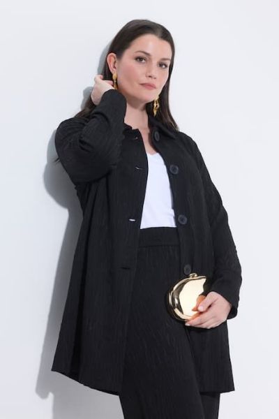 Veliki brojevi Sako dužeg A kroja moda za punije