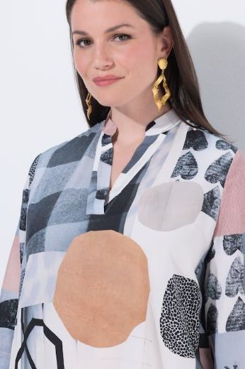 Plus size veliki brojevi Tunika 3/4 rukava za punije