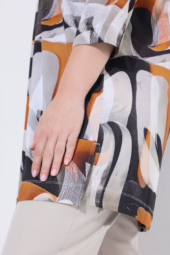 Plus size veliki brojevi Tunika 3/4 rukava za punije