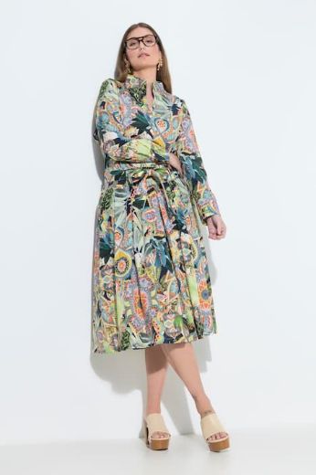 Plus size veliki brojevi Suknja midi A kroja za punije