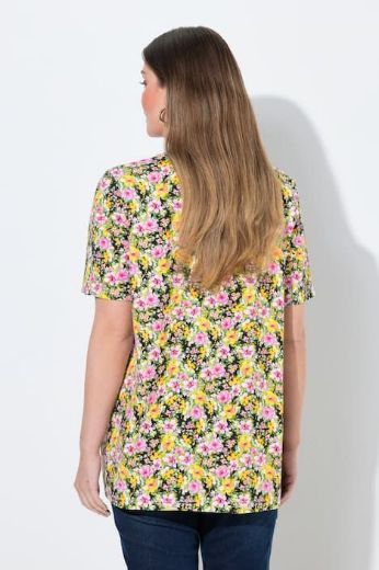 Plus size veliki brojevi Majica kratkih rukava V ovratnika za punije