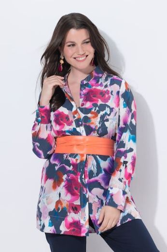 Plus size veliki brojevi Bluza dugih rukava A kroja za punije