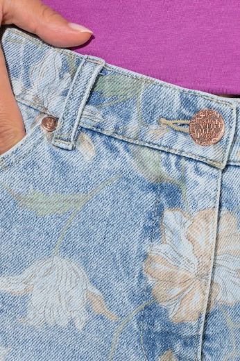 Plus size veliki brojevi Traperice širokih nogavica za punije