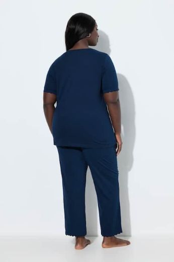 Plus size veliki brojevi Pidžama kratkih rukava i dugih nogavica za punije