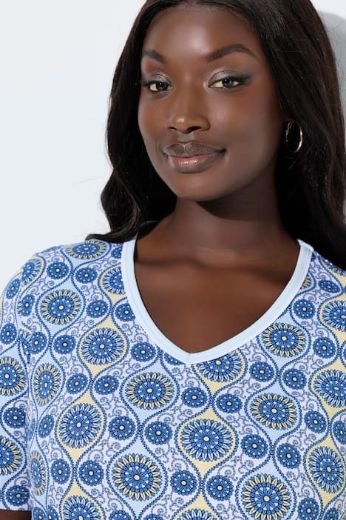 Plus size veliki brojevi Spavaćica kratkih rukava 2 komada za punije