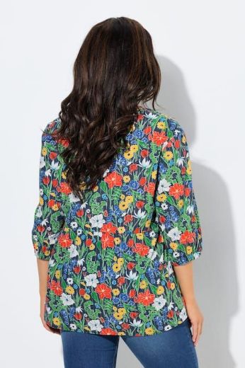 Plus size veliki brojevi Tunika 3/4 rukava A kroja za punije