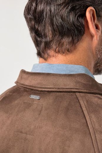 Plus size veliki brojevi Jakna lagana u izgledu kože za punije