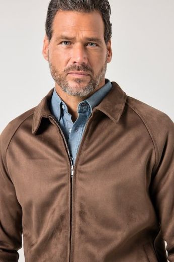 Plus size veliki brojevi Jakna lagana u izgledu kože za punije