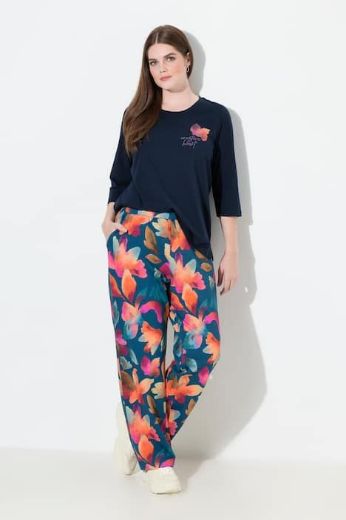 Plus size veliki brojevi Hlače cvjetnog printa za punije