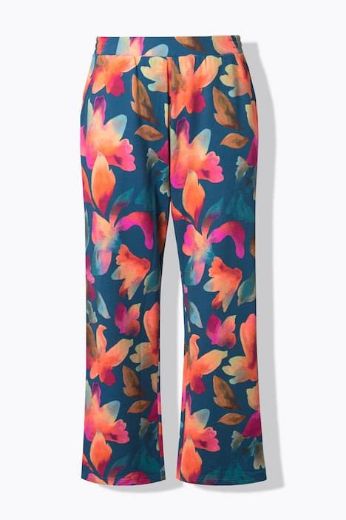 Plus size veliki brojevi Hlače cvjetnog printa za punije