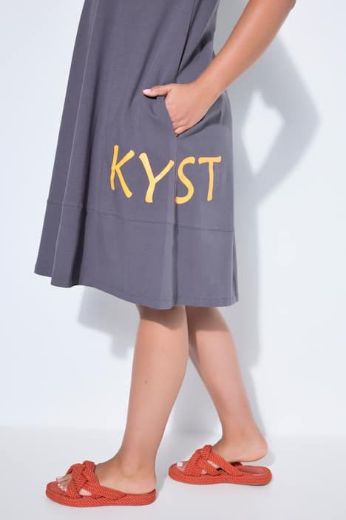 Plus size veliki brojevi Haljina sa grafičkim printom za punije