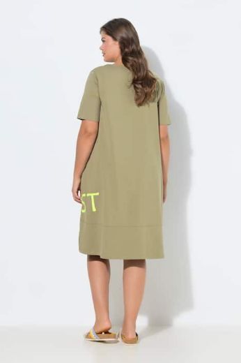 Plus size veliki brojevi Haljina sa grafičkim printom za punije