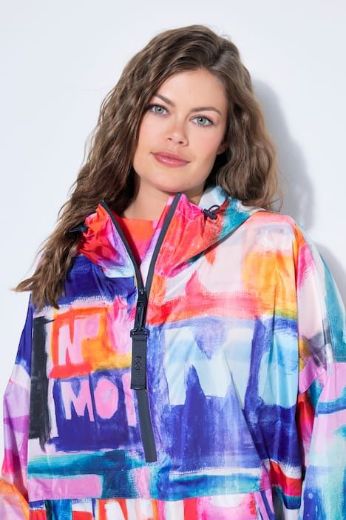 Plus size veliki brojevi Kabanica dugih rukava s kapuljačom za punije