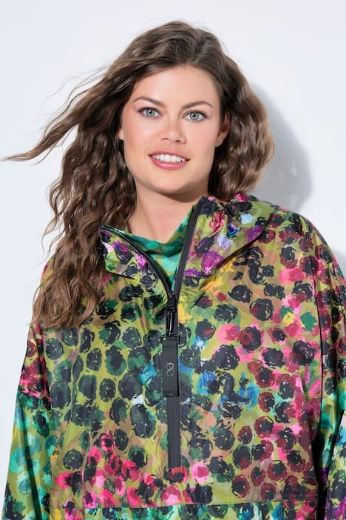 Plus size veliki brojevi Kabanica dugih rukava s kapuljačom za punije