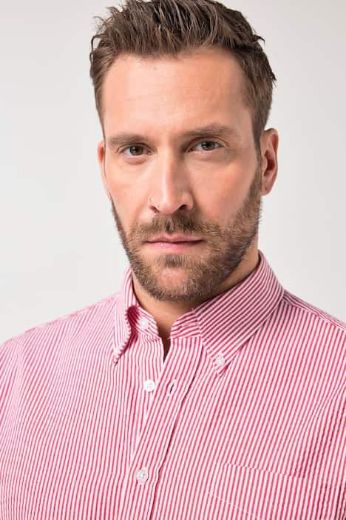 Plus size veliki brojevi Košulja dugih rukava na pruge za punije