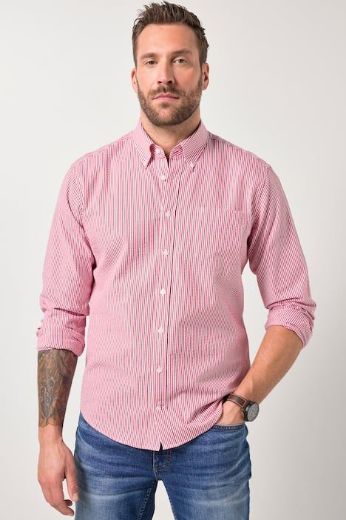 Plus size veliki brojevi Košulja dugih rukava na pruge za punije