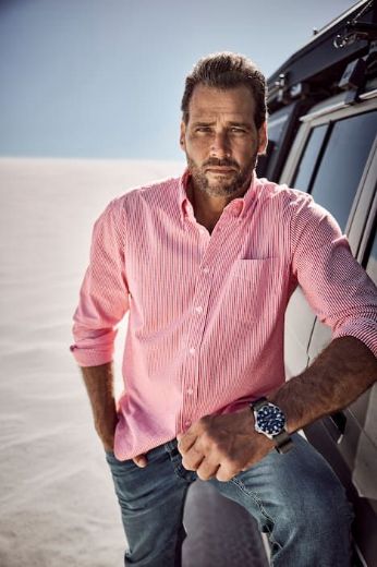 Plus size veliki brojevi Košulja dugih rukava na pruge za punije