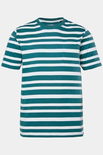 Plus size veliki brojevi Majica kratkih rukava na pruge za punije