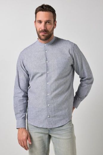 Plus size veliki brojevi Košulja dugih rukava na pruge za punije