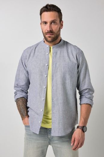 Plus size veliki brojevi Košulja dugih rukava na pruge za punije