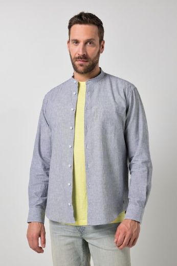 Plus size veliki brojevi Košulja dugih rukava na pruge za punije