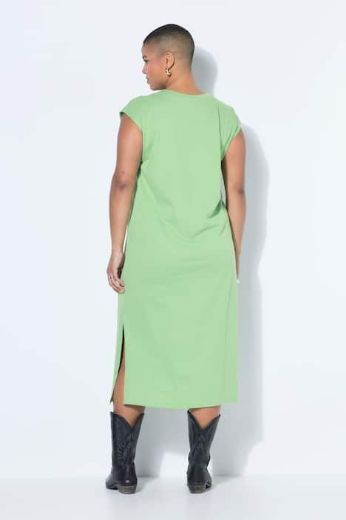 Plus size veliki brojevi Haljina s prorezima spuštenih rukava za punije