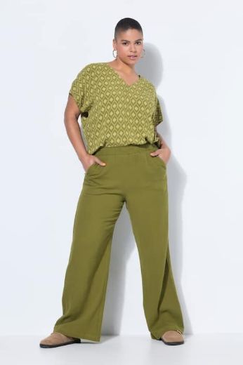 Plus size veliki brojevi Hlače šireg kroja nogavica za punije