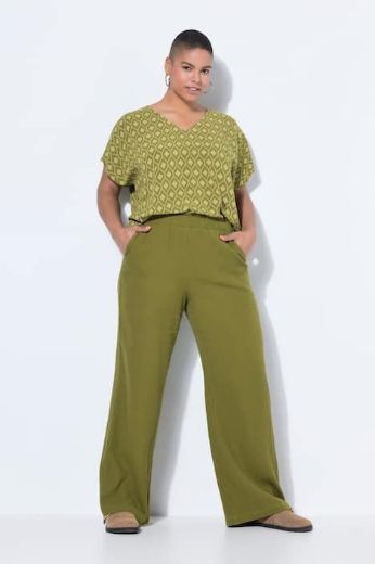 Plus size veliki brojevi Hlače šireg kroja nogavica za punije