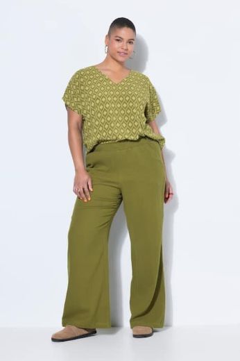 Plus size veliki brojevi Hlače šireg kroja nogavica za punije