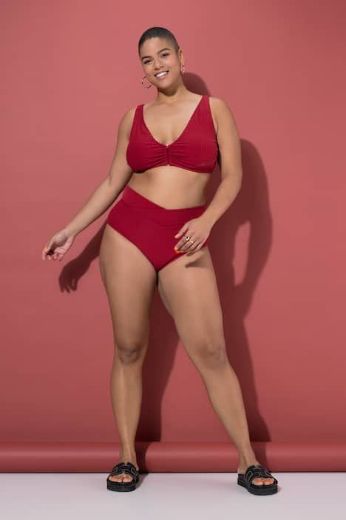 Plus size veliki brojevi Kupaće gaće visokog struka za punije