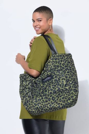 Plus size veliki brojevi Torba prošivena s leopard uzorkom za punije