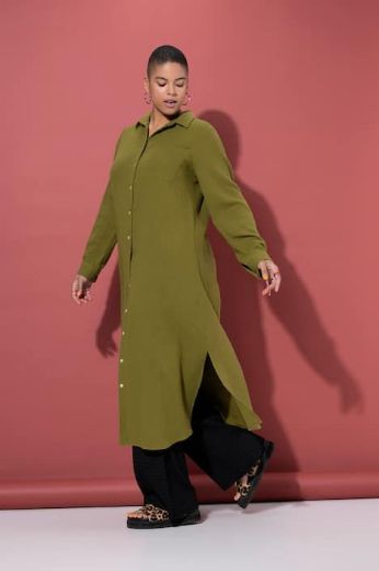 Plus size veliki brojevi Bluza dugih rukava dužeg kroja za punije