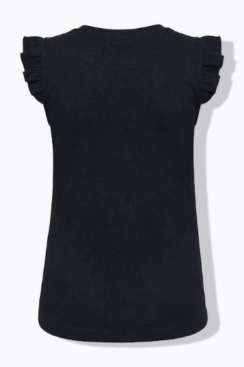 Plus size veliki brojevi Majica s ukrasnim rukavima na volane za punije