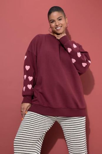 Plus size veliki brojevi Majica dugih rukava šireg kroja za punije