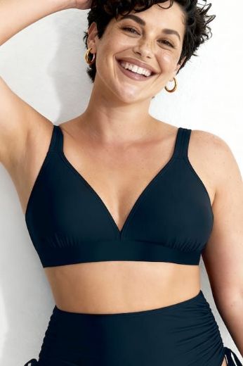 Plus size veliki brojevi Kupaći kostim gornji dio prilagodljivih naramenica za punije