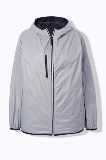 Plus size veliki brojevi Jakna dvostrana s kapuljačom za punije