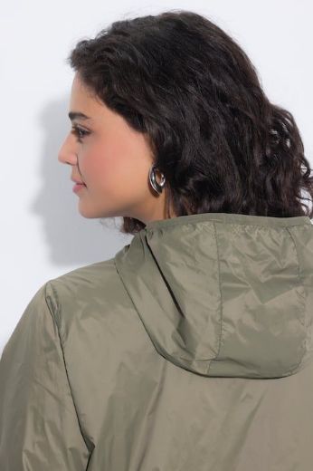 Plus size veliki brojevi Jakna dvostrana s kapuljačom za punije